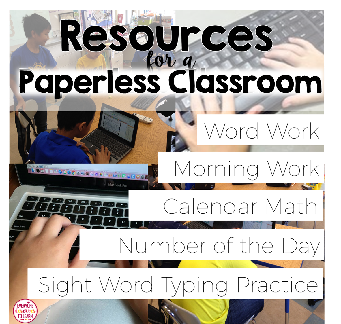 Ideas and Resources for a Paperless Classroom Everyone Deserves to Learn