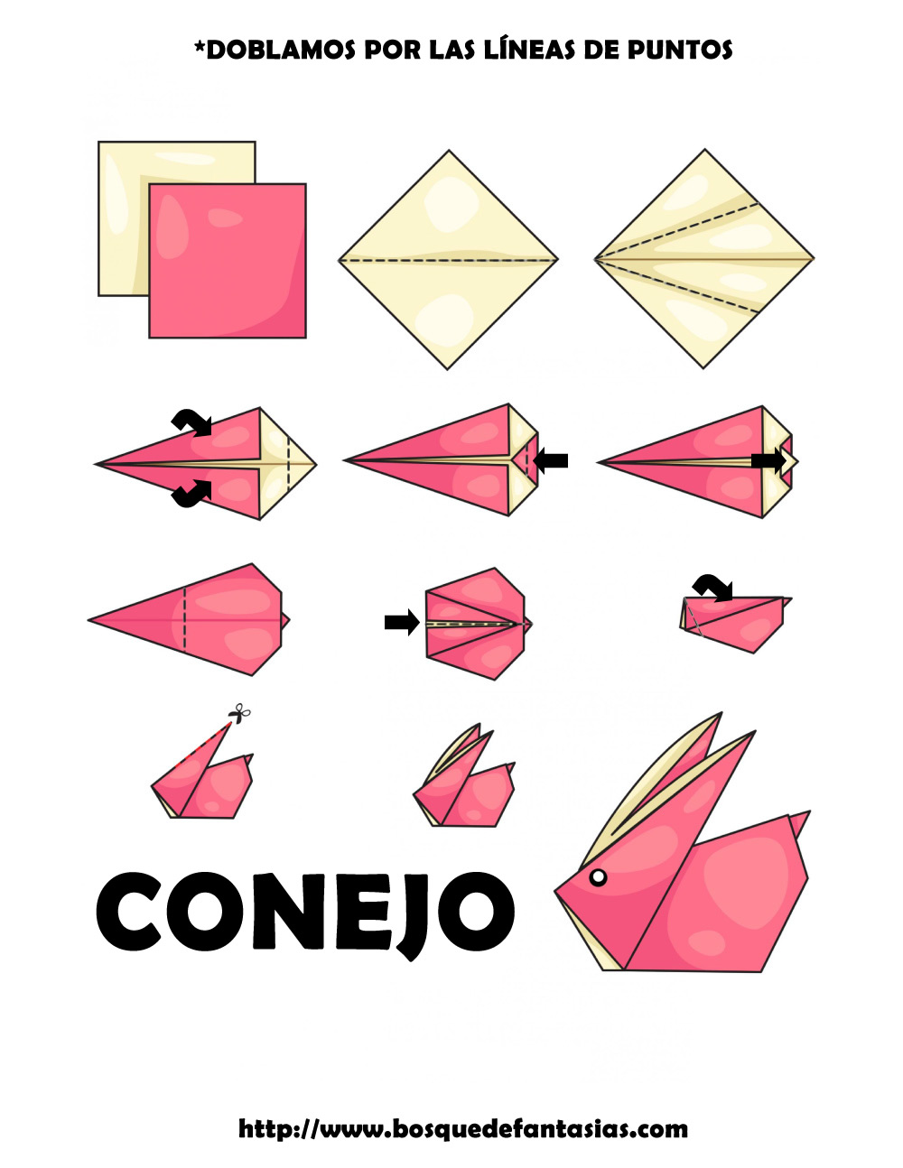 Papirofelxia de animales,Origami.