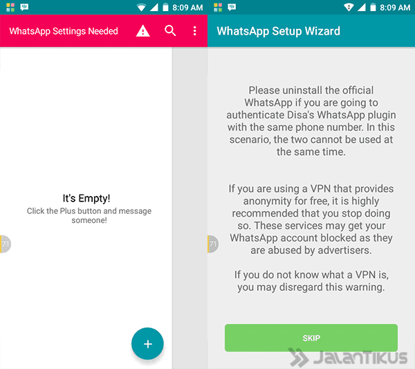 Cara Install WhatsApp di 1 Hp