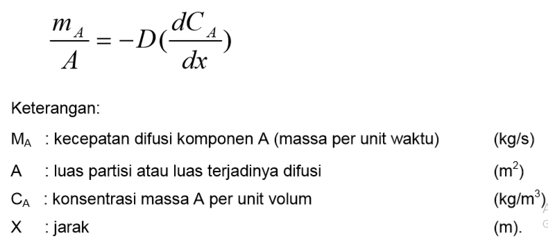 Materi Pindah Massa dan Latihan Soalnya SBMPTN/Kuliah - Sains Pangan