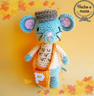 PATRON GRATIS RATONCITO PEREZ AMIGURUMI 36253