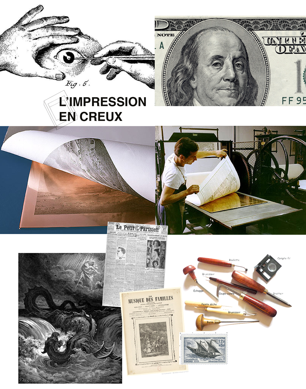 la salle 100 L'héliogravure impression en