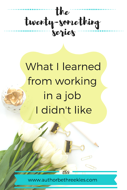 After university, I worked in a job I didn't enjoy or really want to build a career in - but it wasn't a waste of time