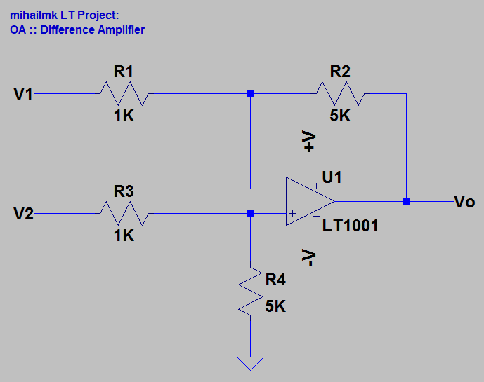 World Difference Amplifier