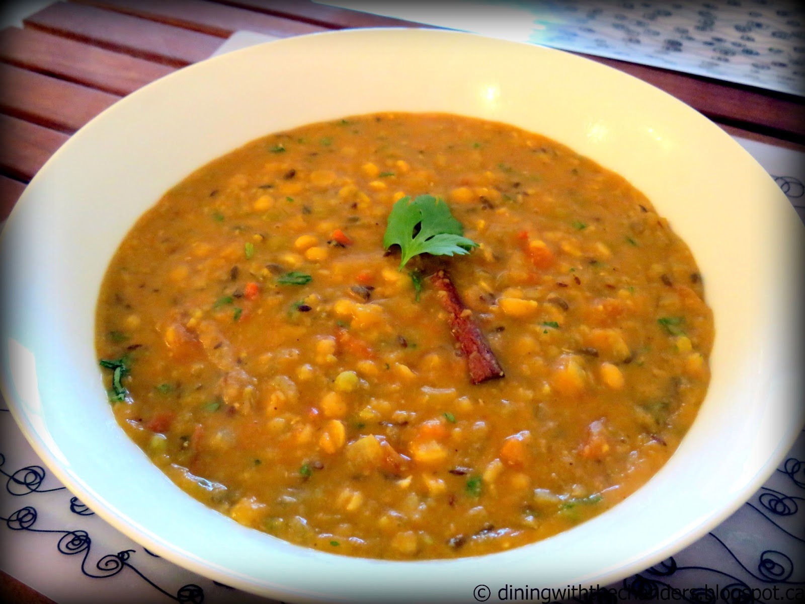 Dining with the Chanders: Panchratni Dal Fry