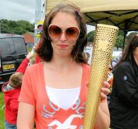 Olympic Torch And The Mansfield Fun Run 2012