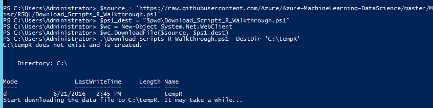 BI Future Blog: First impression of SQL Server R Services (part I)