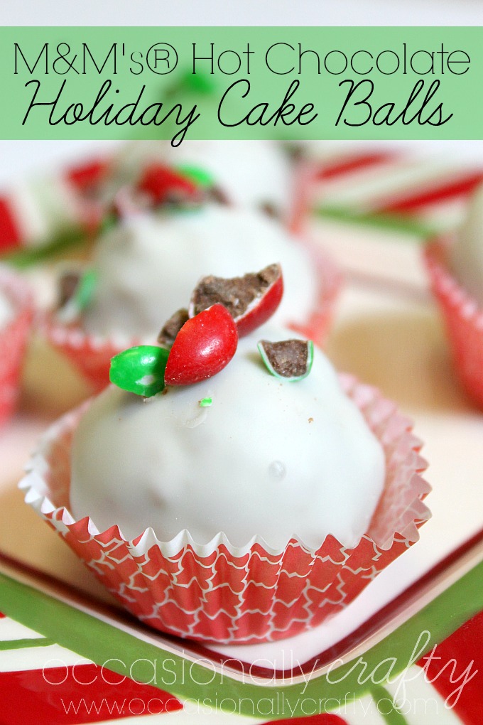 These Hot Chocolate Cake Balls are the perfect treat for the holidays!  They make an excellent party treat or gift.