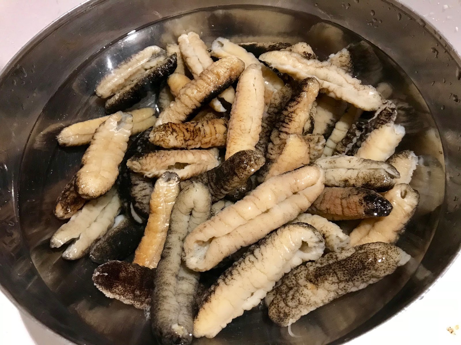 如何浸發海參, 蝦籽蝦膠釀海參 How to rehydrate and prepare sea cucumbers, Stuffed sea
