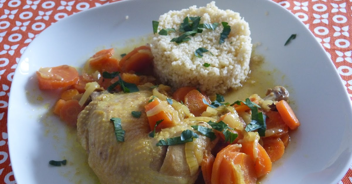 Mamzelle Cuisine Poulet aux carottes, citron et gingembre façon tajine