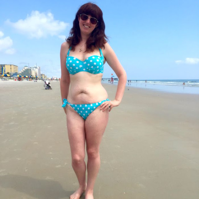 How Another Woman's Stare Empowered Me | Morgan's Milieu: Morgan Prince, in a bikini, at Daytona Beach