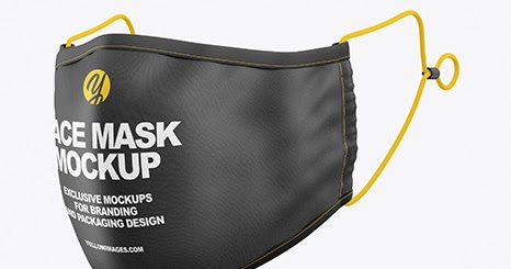 Download Face Mask Mockup Yellowimages Mockups