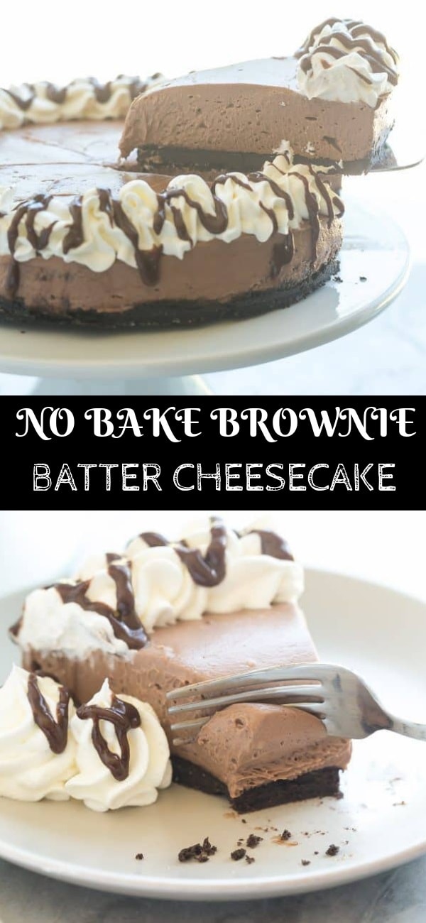 No Bake Brownie Batter Cheesecake Big Mama Recipe