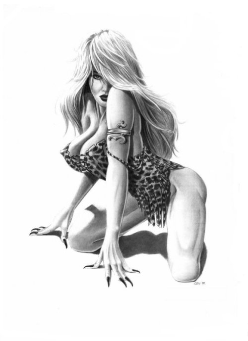 ary spoelstra ilustração desenho mulheres pin-up sensuais