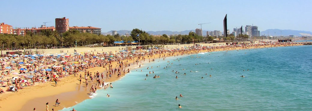 barcelona beach Barcelona beach beaches - PRO BIKE BLOG