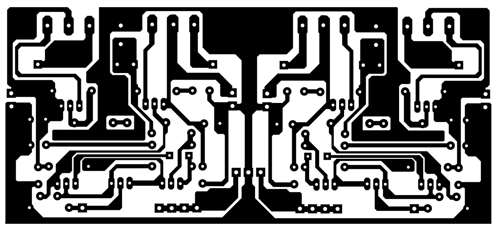 Layout Pcb Power Stereo 2x 75 Watt Ocl Layout Pcb Eletronica