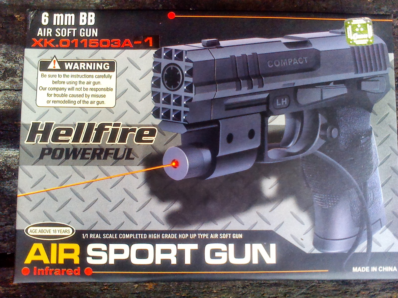 JUAL PISTOL AIRSOFT GUN SPRING HELL FIRE Grosir dan Online shop