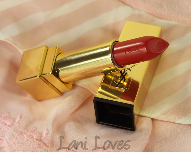 YSL Rouge Pur Couture - 01 Le Rouge Lipstick Swatches & Review