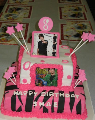justin bieber cake images. Justin Bieber Birthday Cakes