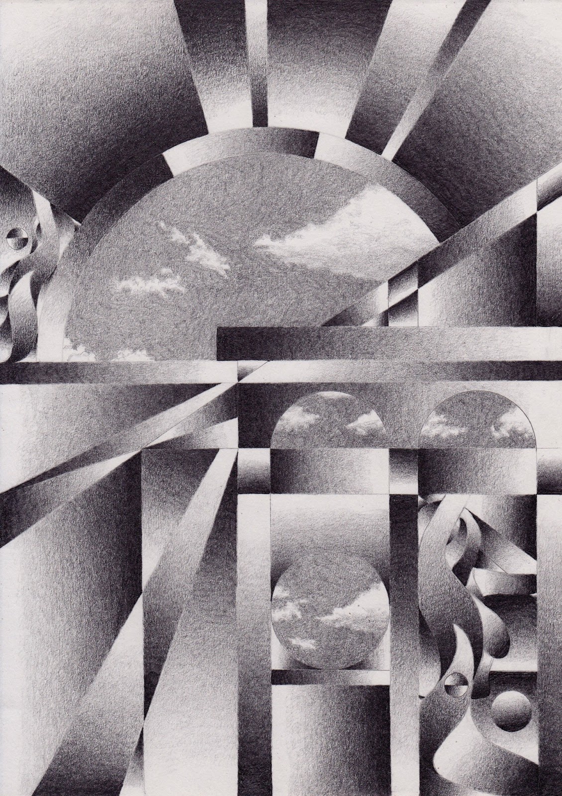 Life And Thought In Pencil Gradation Designs Not Just A Simple