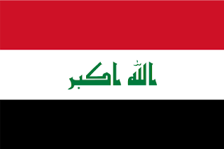 Bendera Negara Irak di Kawasan Timur Tengah