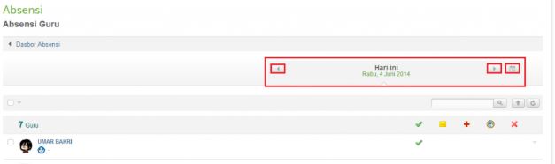 tanggal absensi guru