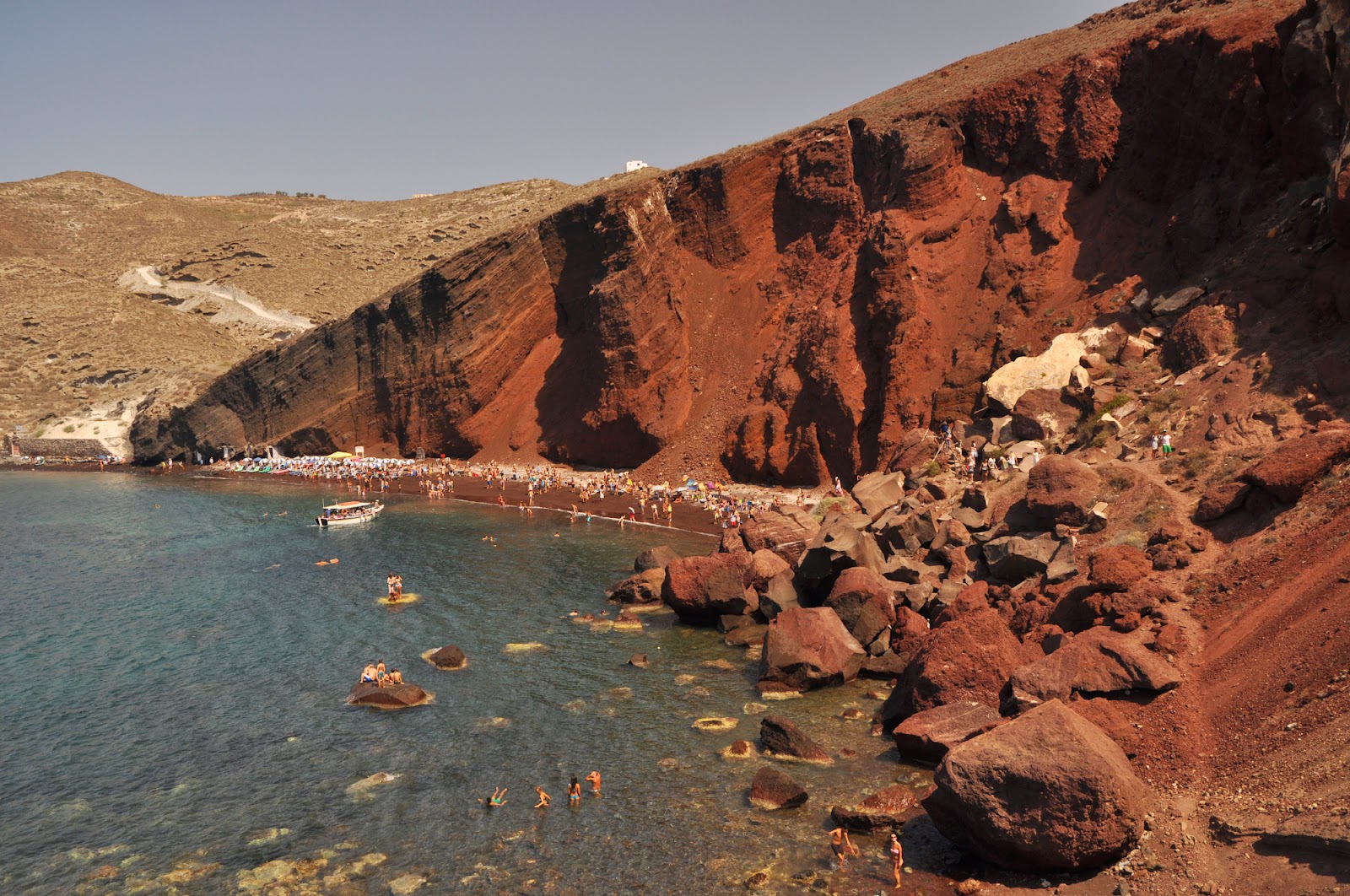 Two Travelling Birds: Notre première journée à Santorin