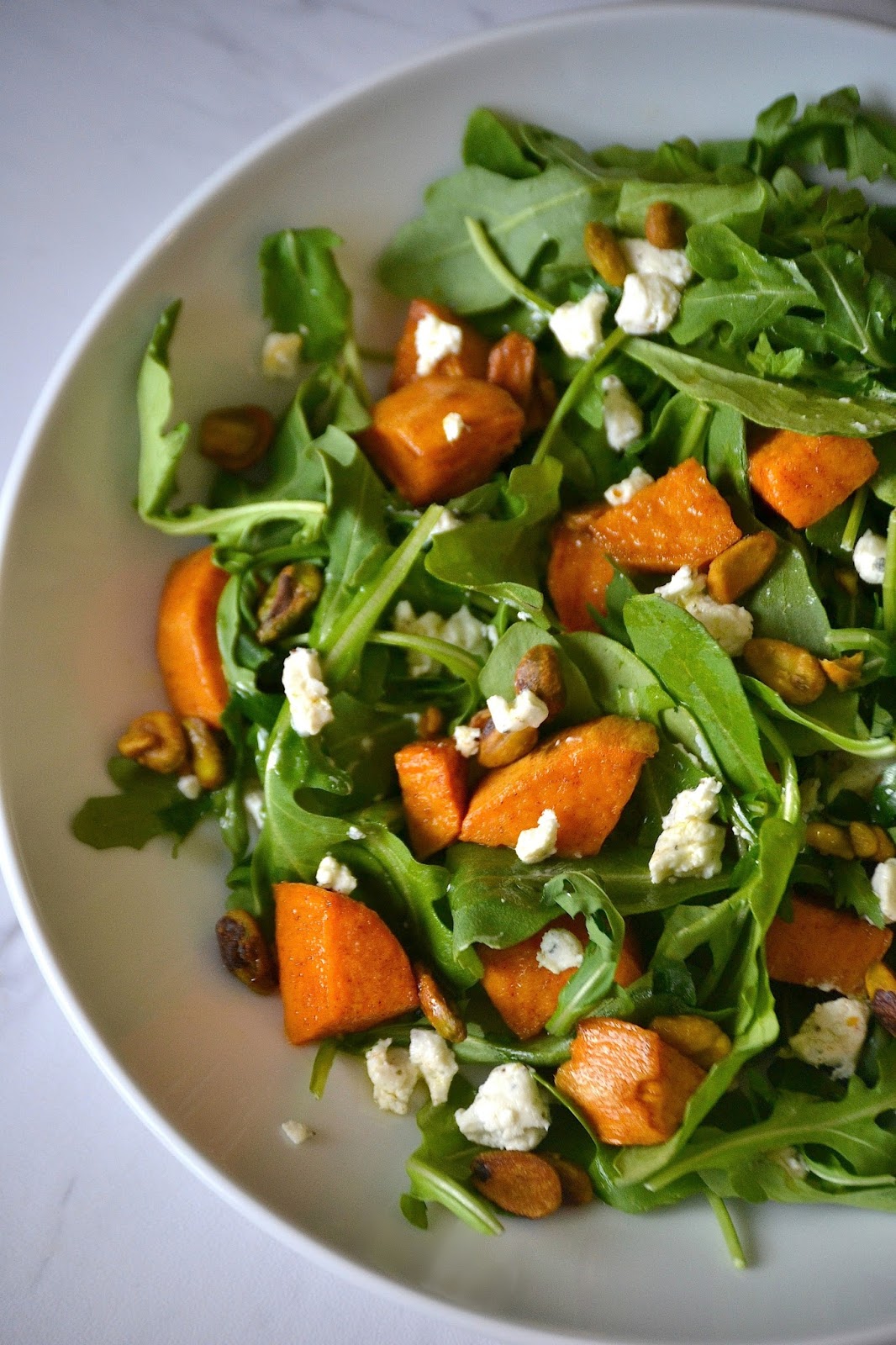 Seven Bites Goat Cheese Sweet Potato Salad