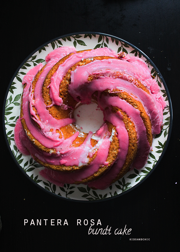 pantera rosa bundt cake -kidsandchic