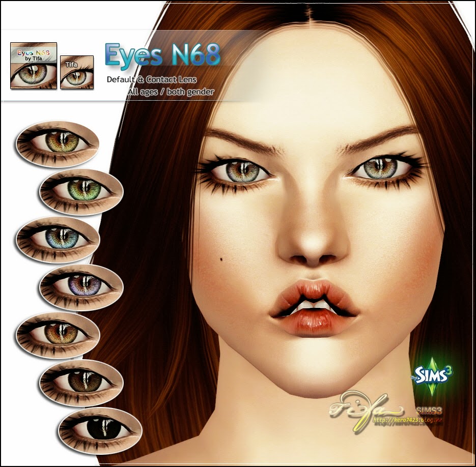 My Sims 3 Blog New Makeup And Eyes By Tifa