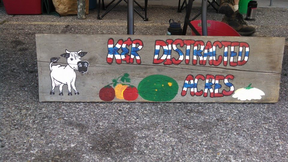 Hand Painted Signs, Art work and Heirloom produce hand painted