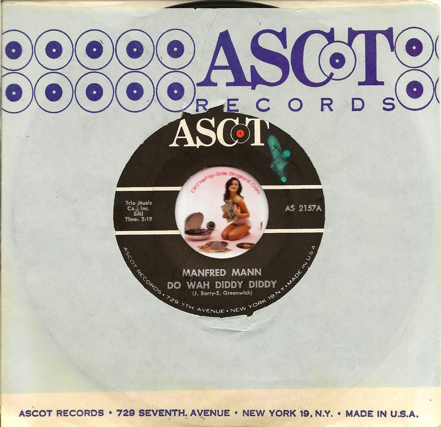 ON THE FLIPSIDE Under The Covers Do Wah Diddy Diddy by Manfred Mann