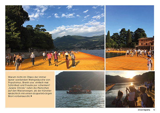 The Floating Piers - Christo am Iseosee, Italien