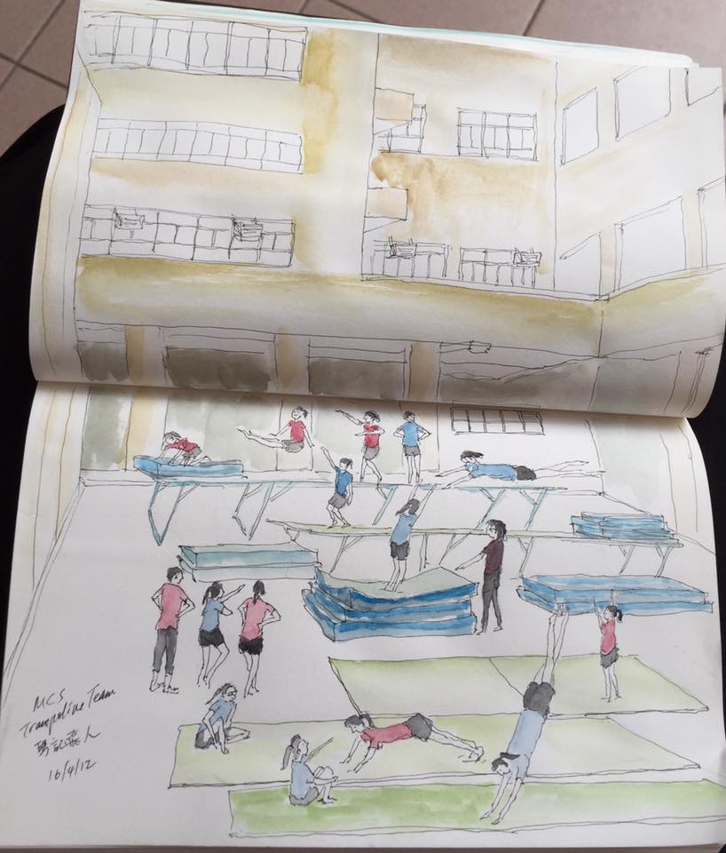 Urban Sketchers Hong Kong: Sketching at Maryknoll Convent