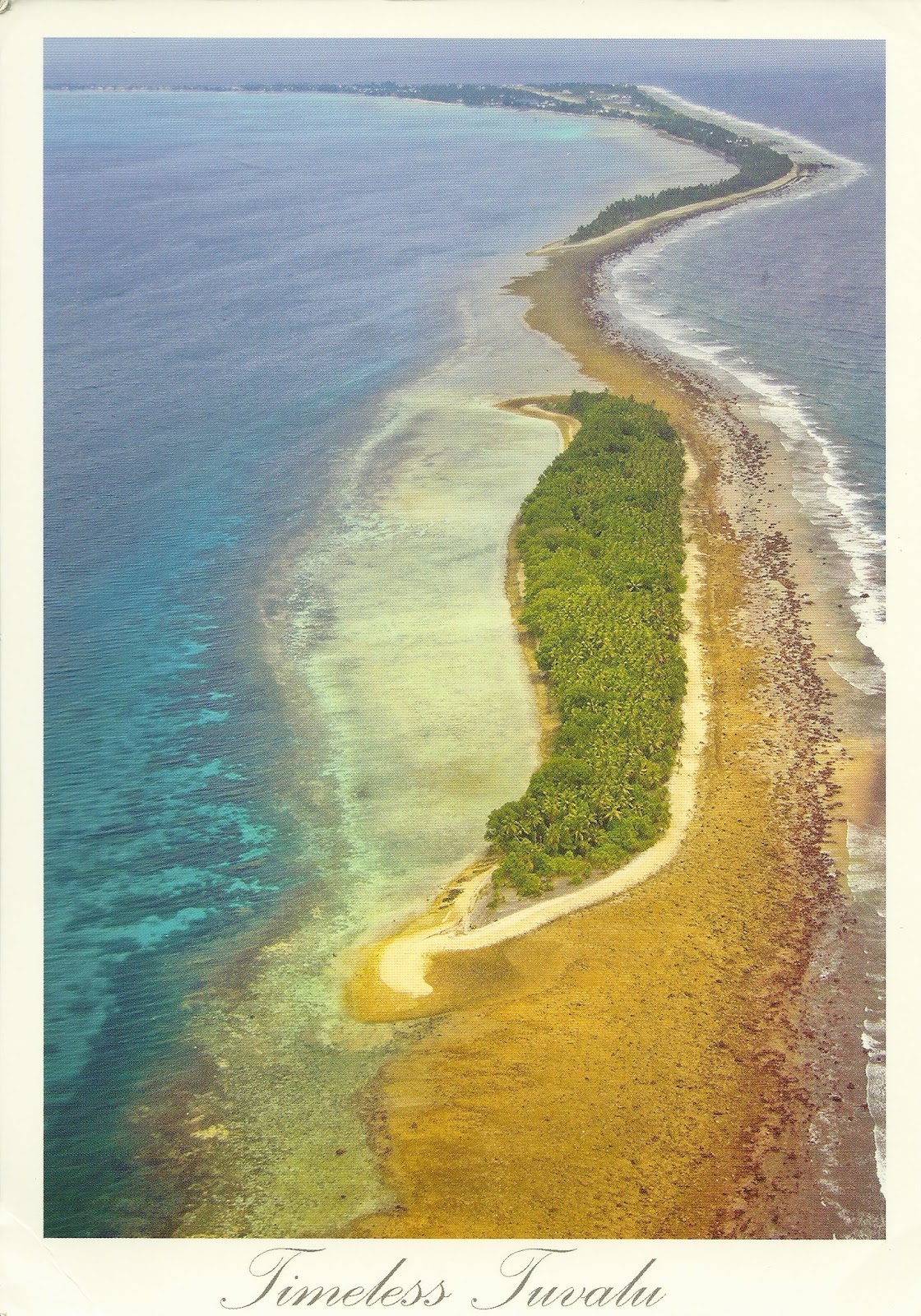 Postcards A world Travelogue Funafuti Tuvalu