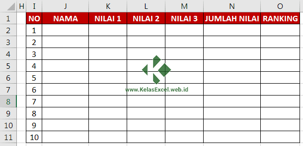 Cara mengurutkan nama sesuai ranking otomatis excel Cara mengurutkan nama sesuai ranking otomatis excel
