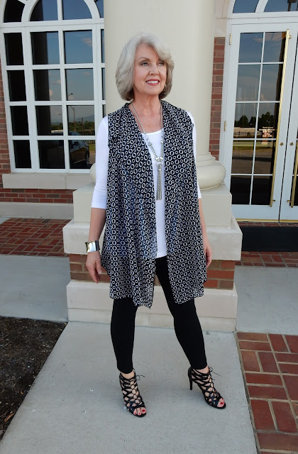 Covered Perfectly Cascading Vest and Simple Comfort Tunic - By Susan ...