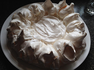 cooked egg white meringue