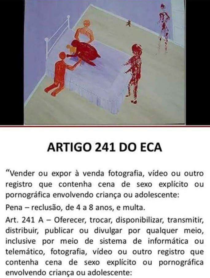 O Propósito do Santander Cultural  era de erotizar o público alvo e induzi-lo a tolerar condutas como orgias, zoofilia e vilipêndio a símbolos religiosos”.