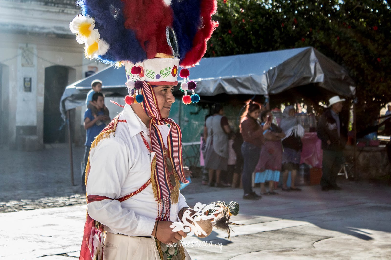 Bailó la Danza de la Pluma 2019 al Sr de Esquipulas en Santa Ana del Valle, Oax Vive Oaxaca