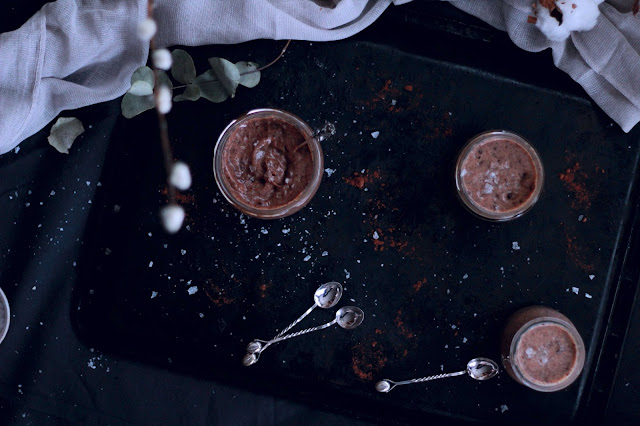 Mousse de chocolate al caramelo salado - RECETAS KIDSANDCHIC 