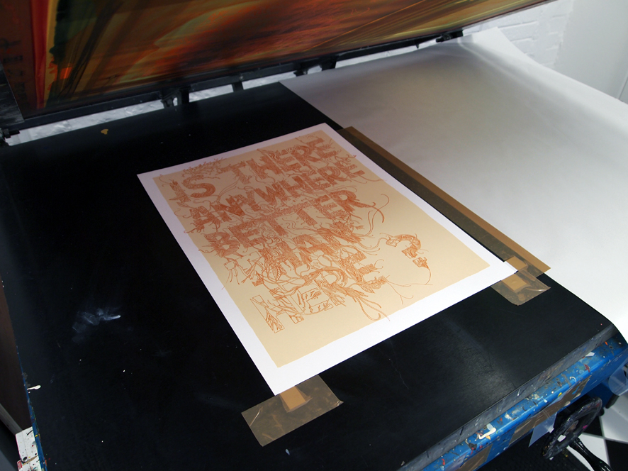 Jealous Print Studio Adam Hayes New Print