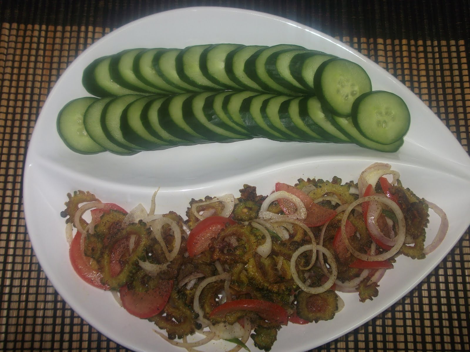 Nirma's Cooking Karela Salad