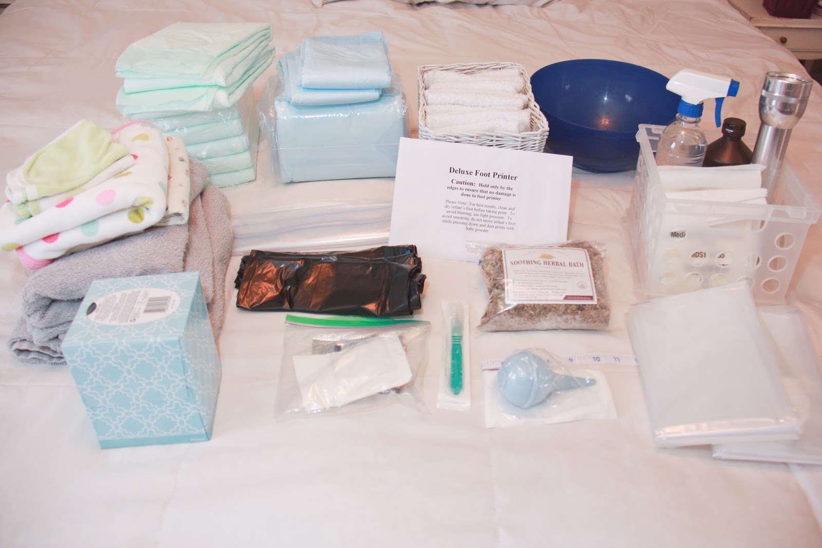 Kindle Your Creativity What is in my Home Birth Kit!