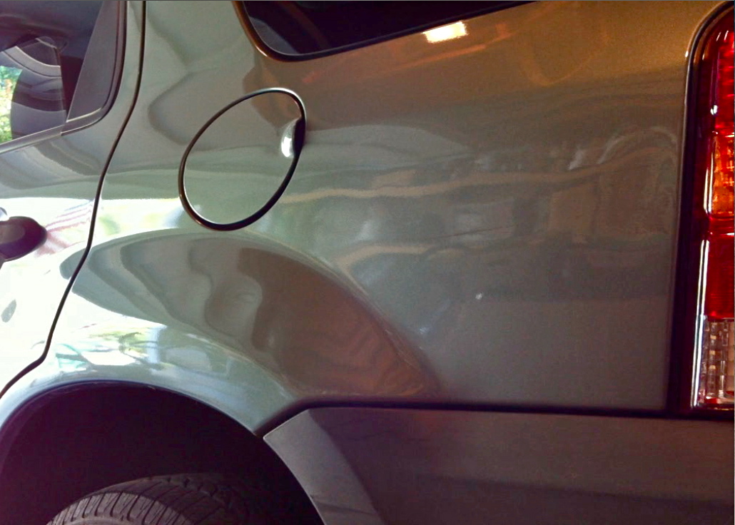 Just One Point Of View Paintless Dent Repair Using a