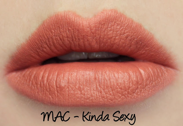 MAC The Matte Lip 2015 - Kinda Sexy Lipstick Swatches & Review