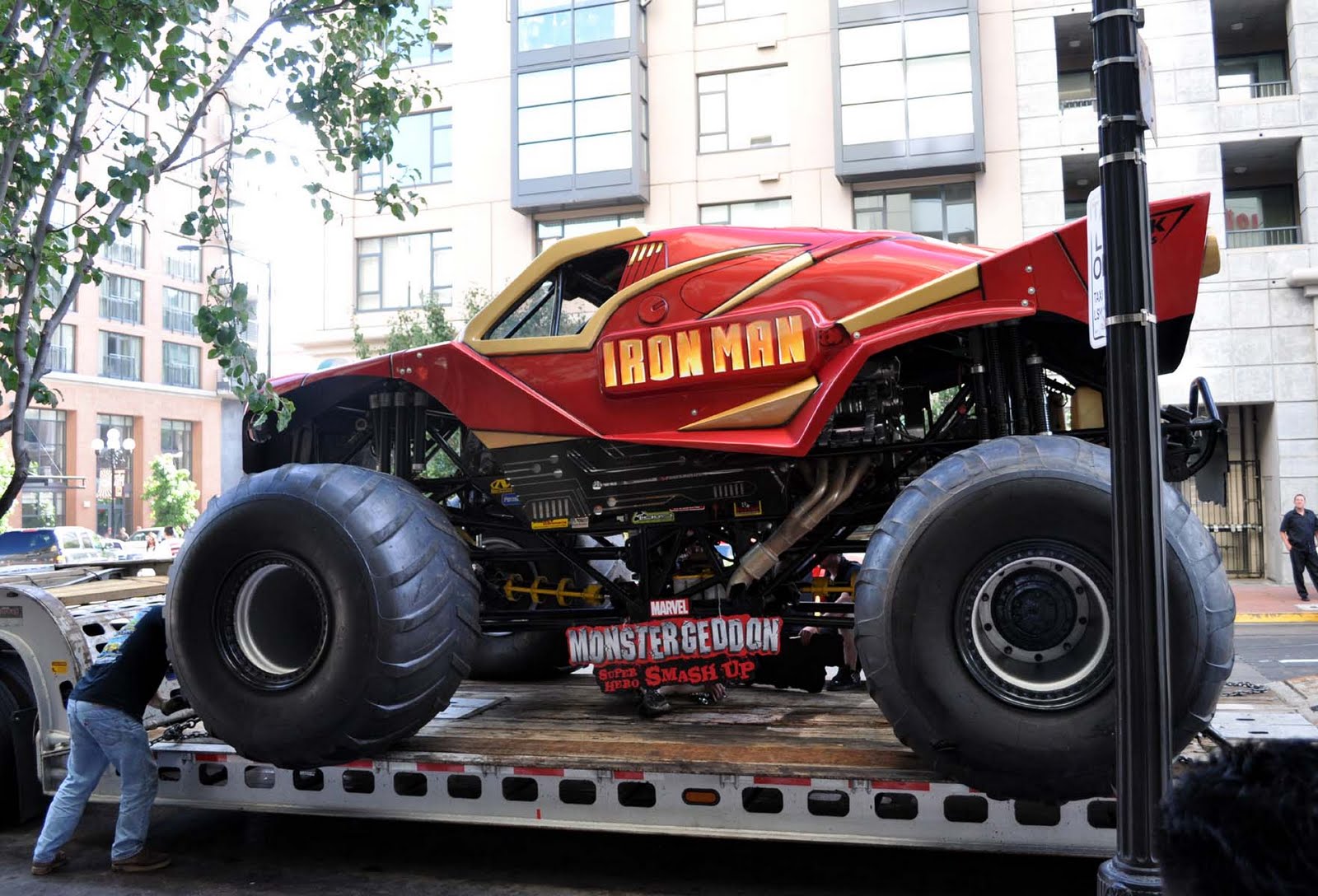 Just A Car Guy Marvel Comics and Monster Trucks, new