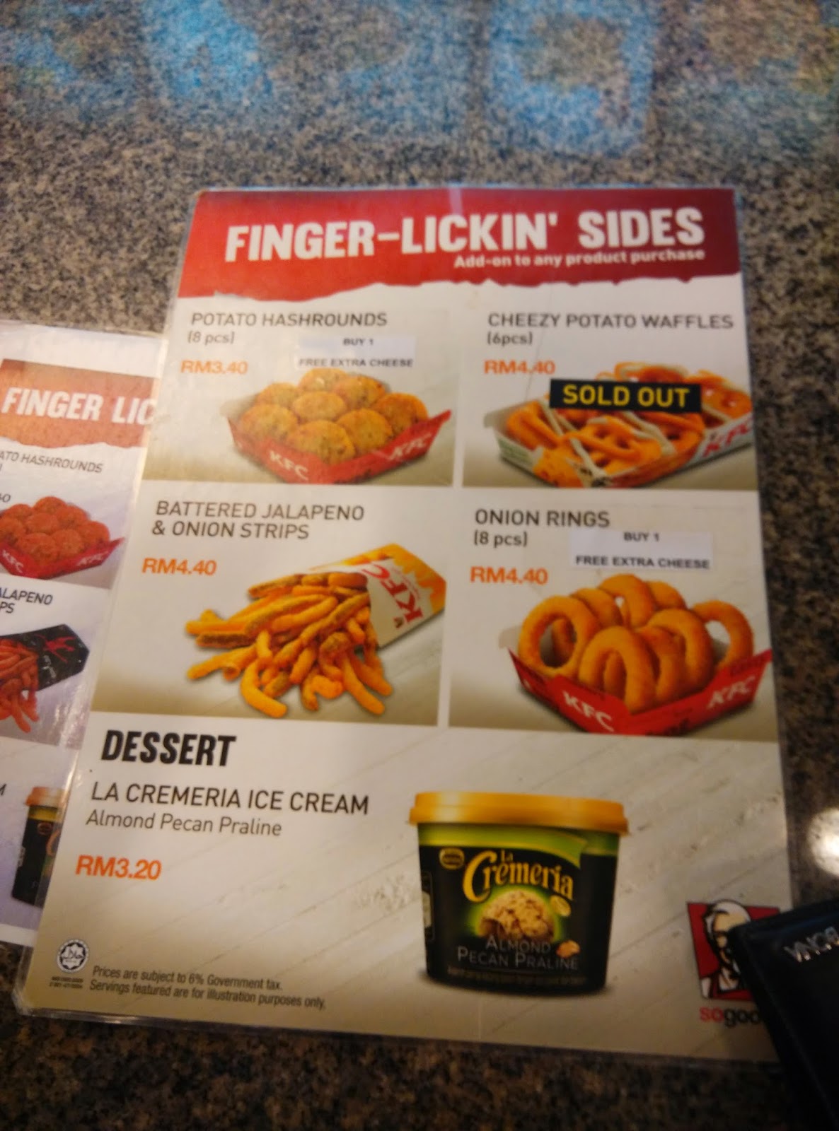 Our Journey Penang Perak Road KFC Outlets