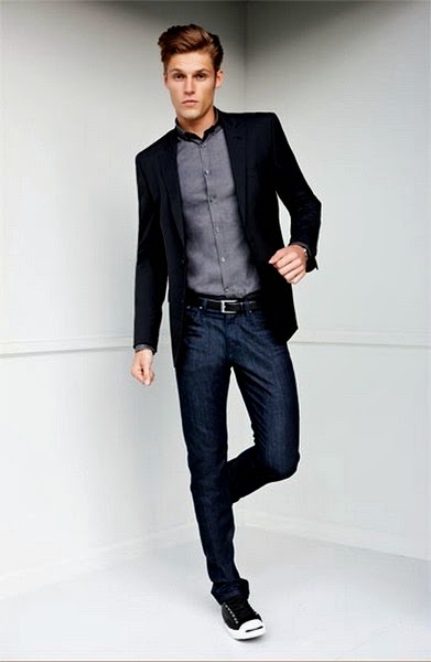 Latest Styles of Sports Coat with Jeans- New Combination of Coat-Jeans ...