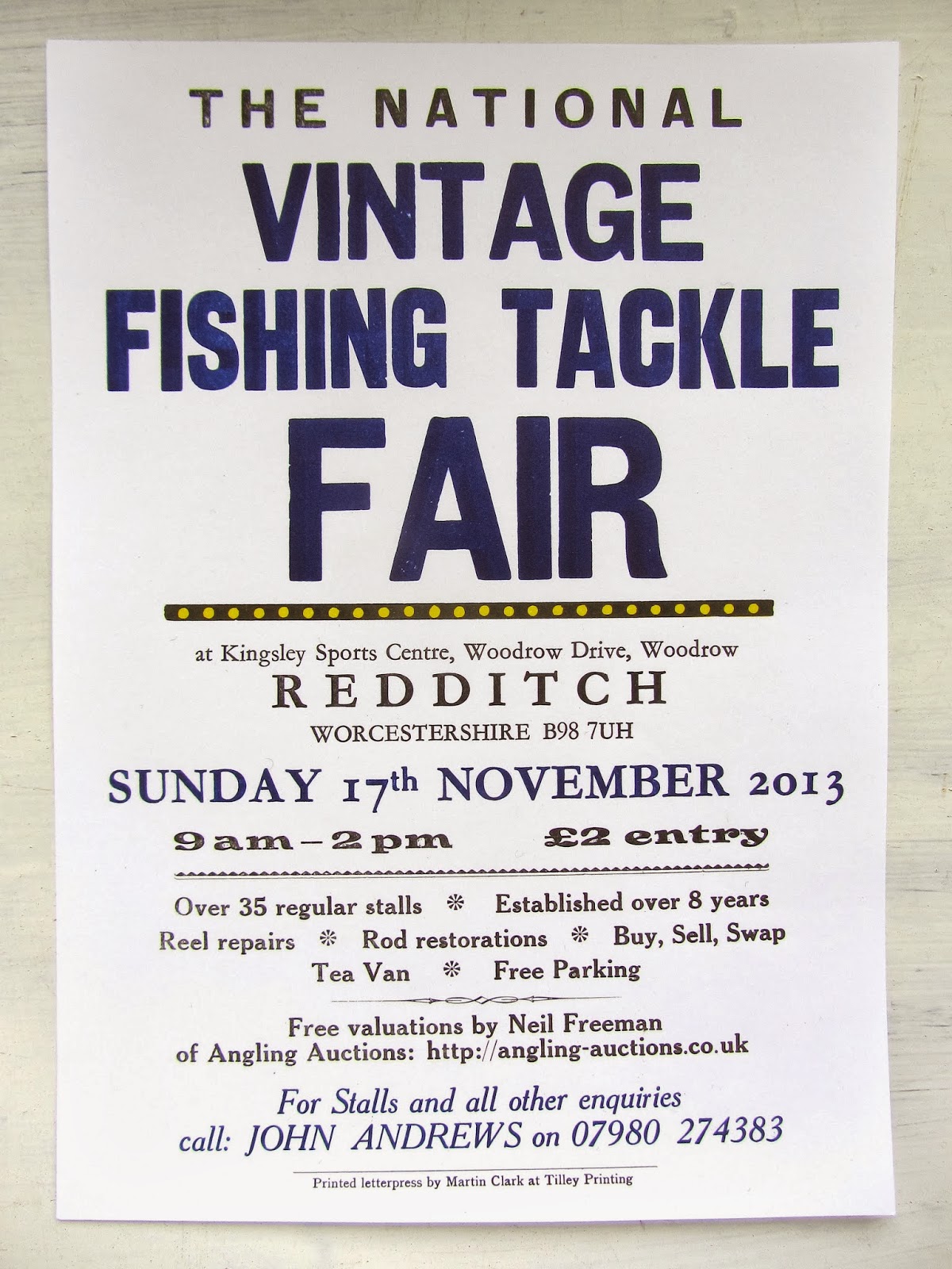 Andrews of Arcadia Scrapbook The National Vintage Fishing Tackle Fair